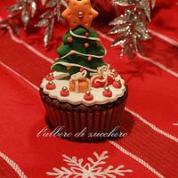 A cupcake for Christmas