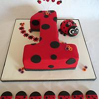 Lady bug number 1 with biscuits