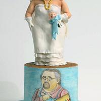 Botero Challenge / Bride and Self Portrait