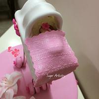 Baby Aria Christening Cake