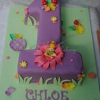Tinkerbell Number Cake
