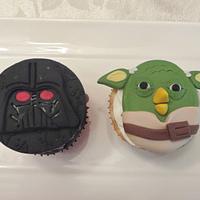 Angry Birds Star Wars Cupcakes