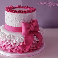 Pretty pink Cake