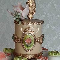  WEDDING CAKE BAROQUE CHIC