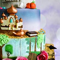 A Subtle Disney Princess Cake
