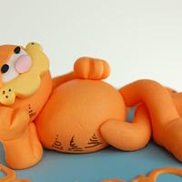 Garfield and Odie Birthday Cake