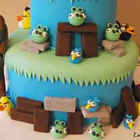Angry Birds Cake!