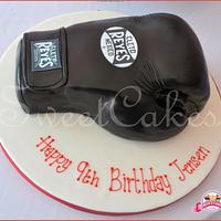 Boxing Glove Cake