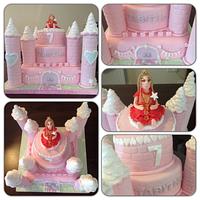 A castle cake for Tabitha