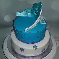 Frozen cake.