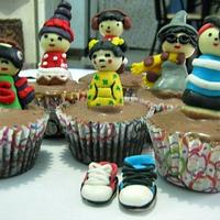 mini doll cupcakes