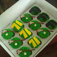 Lacrosse Cupcakes