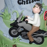 Biker Birthday Cake