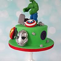 Avengers Hulk Cake