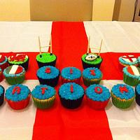 Six Nations Cupcakes