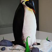 Penguin cake 