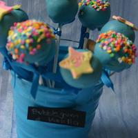 Bubblegum & Vanilla Cakepops