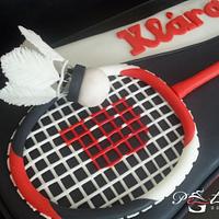 Badminton cake