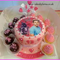 1D One Direction Music Band Niall Cake and Cupcakes