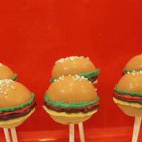 hamburger cakepops