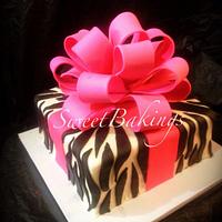 Zebra Print Cake 