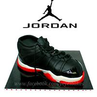 3D Jordan 11 Limited Edition Breds Cake