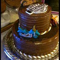 Motorcycle cakes 