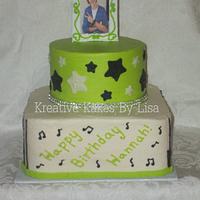 Bieber Fever birthday cake