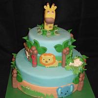 Safari Baby Shower  Cake