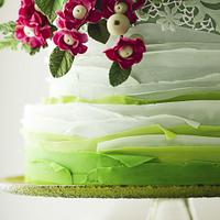 #6 Wedding Cake inspired by Enchanted Garden