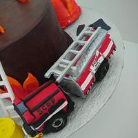 Firefighters cake SCDF 