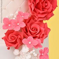 {Blossomed Beauty} Wedding Cake