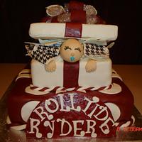Alabama Baby in a Giftbox babyshower cake