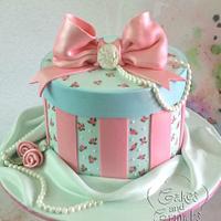 Hat box cake Hat box cake