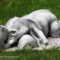 Baby Elephant Cake 'Dumbo' 