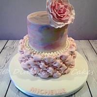 Watercolour cake Watercolour cake