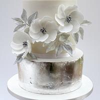 Silver and White Wedding