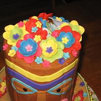 Tiki Man Cake Hula Luau Party