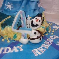 Queen Elsa Cake