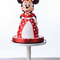 3D minnie mouse cake