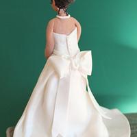 Bride cake topper