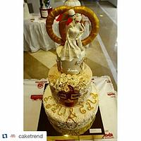 Salvador Dali & Gala Wedding Cake