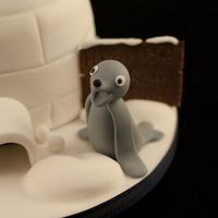 Pingu Igloo cake