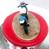 BMW moto cake
