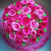 rose cake