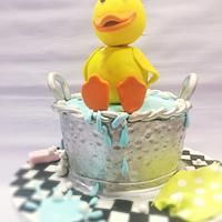 Bath ducky cake!
