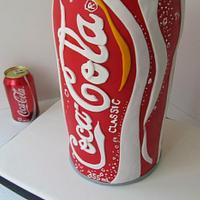 30th Birthday Coca-Cola Can Cake