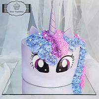 Twilight sparkle unicorn cake