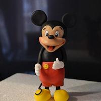 Mickey Mouse first birthday cake