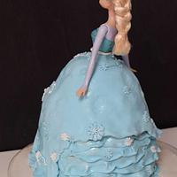 Elsa dress Cake
